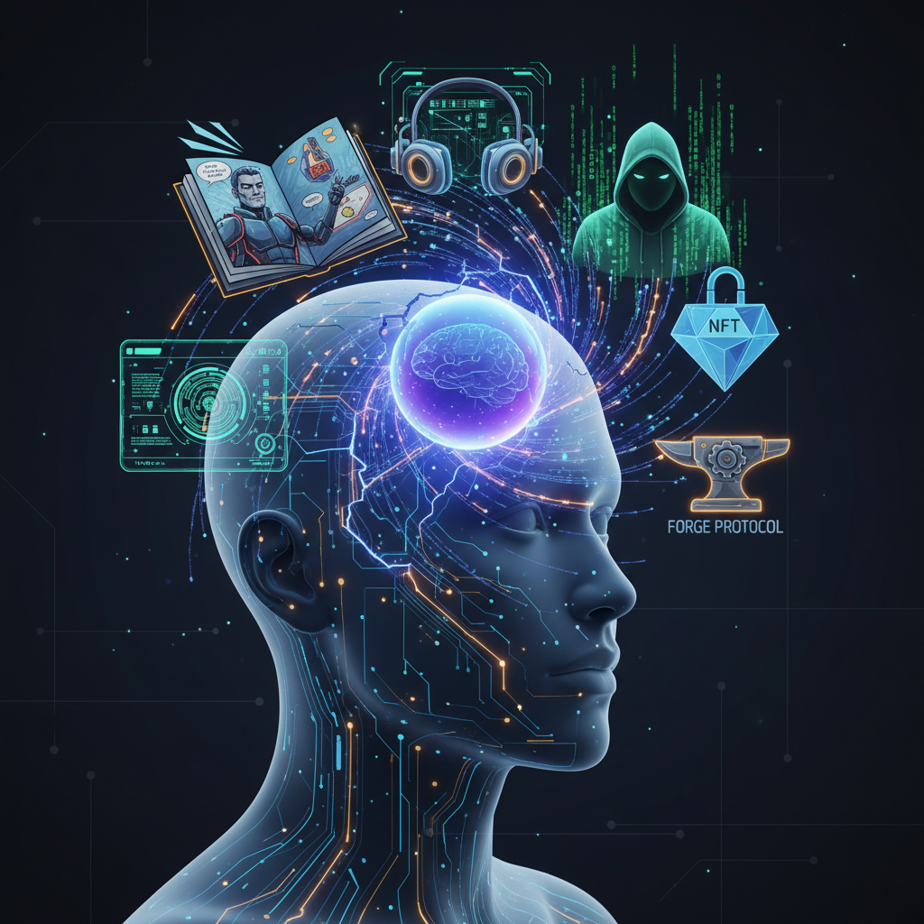 Neuralink Nightmare – The Comic – The Augmented Rality Mini Game – The Hacking Adventure Side Quest – The NFT Storage System via the Forge Protocol and More Now Part Of The Game
